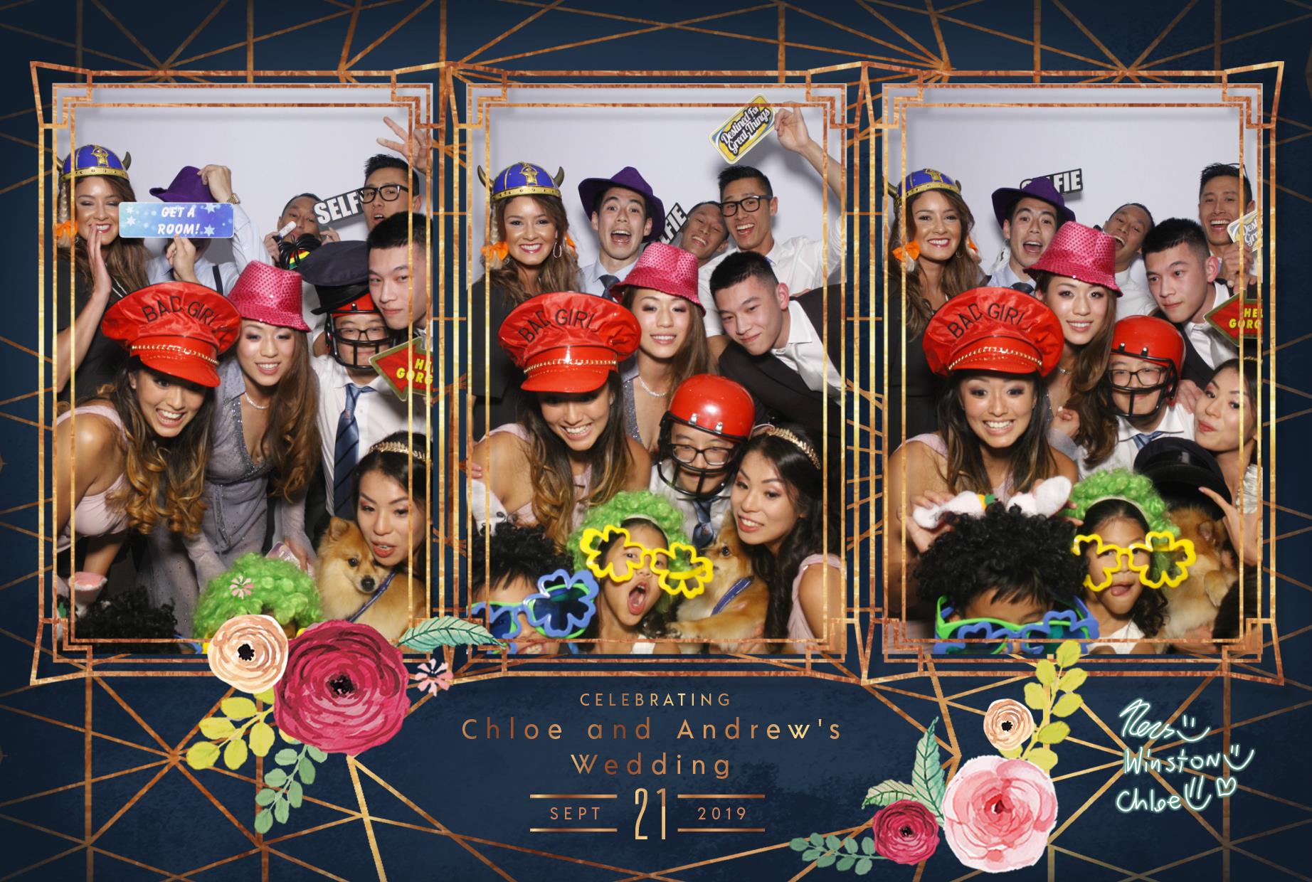 Chloe and Andrew's Wedding | View more photos from the event at gallery.myphotoboothexperience.co.uk/u/MyPhotoBoothExperienceLtd/Chloe-and-Andrews-Wedding